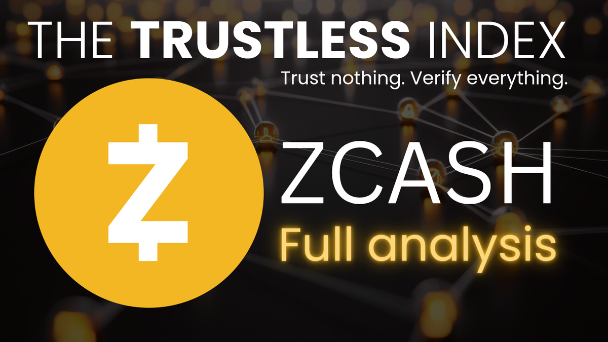 Trustless Index Analysis: Zcash