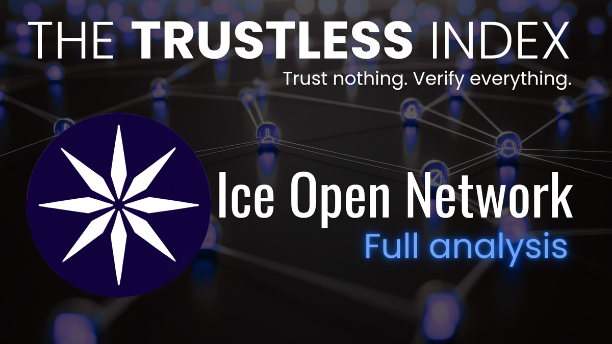 Trustless Index Analysis: Ice Open Network