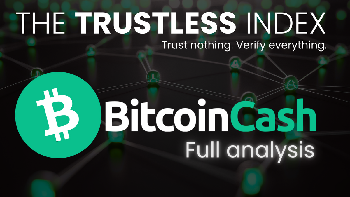 Trustless Index Analysis: Bitcoin Cash