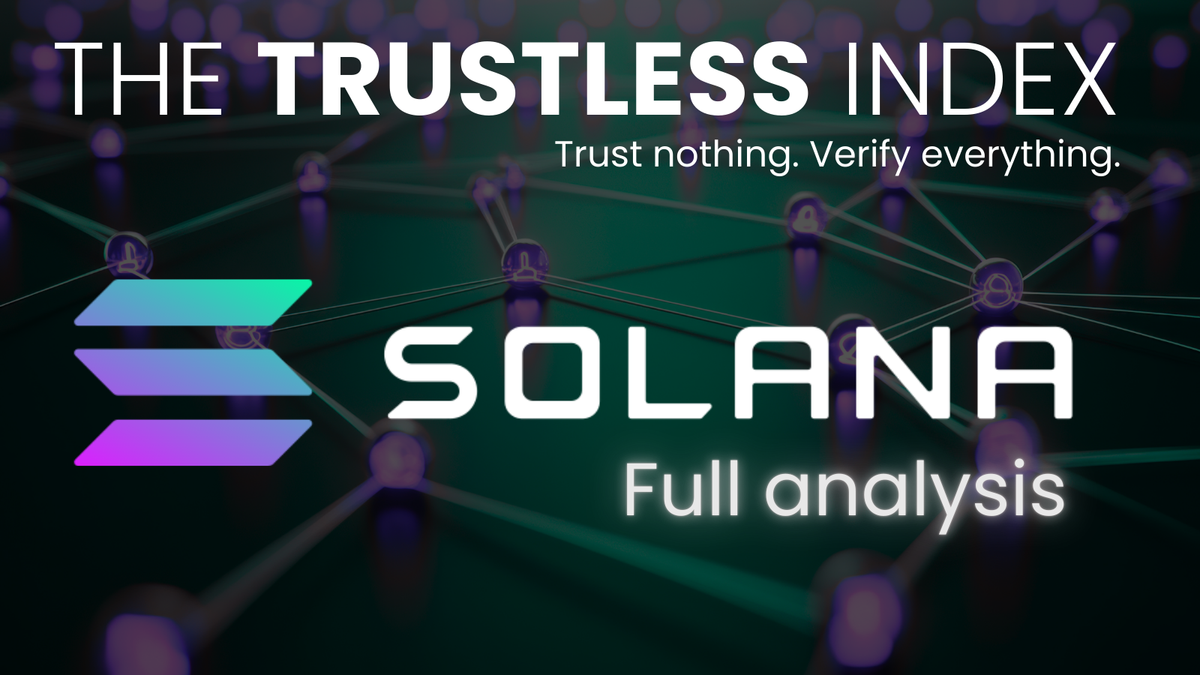 Trustless Index Analysis: Solana