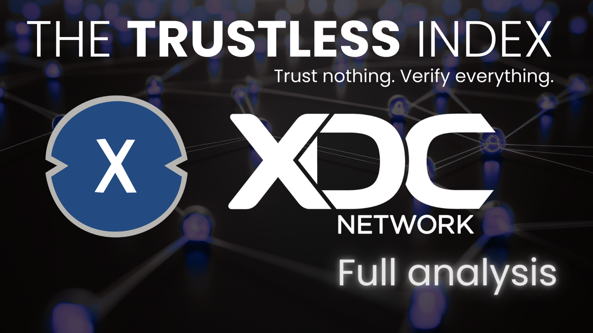 Trustless Index Analysis: XDC Network