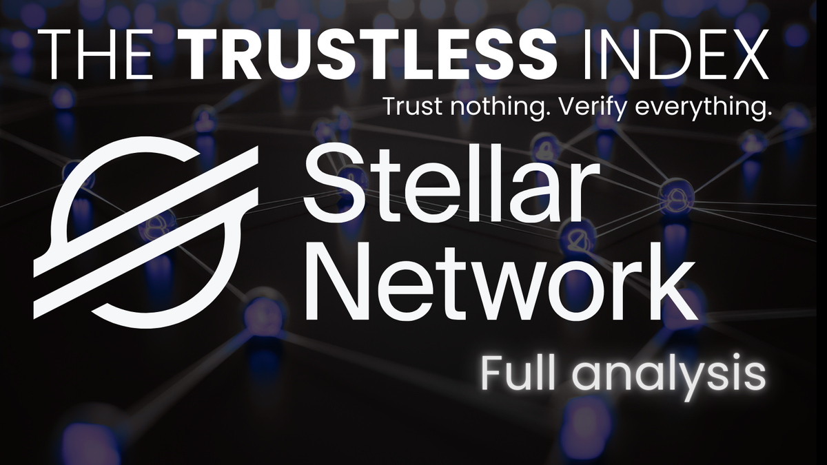 Trustless Index Analysis: Stellar (XLM)